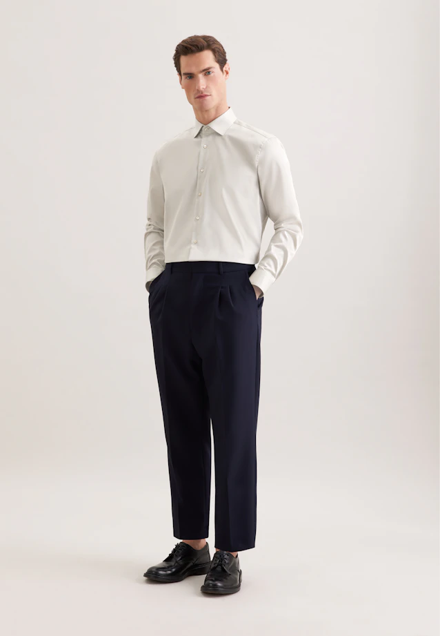 Regular Business shirt Uni in Grey |  Seidensticker Onlineshop