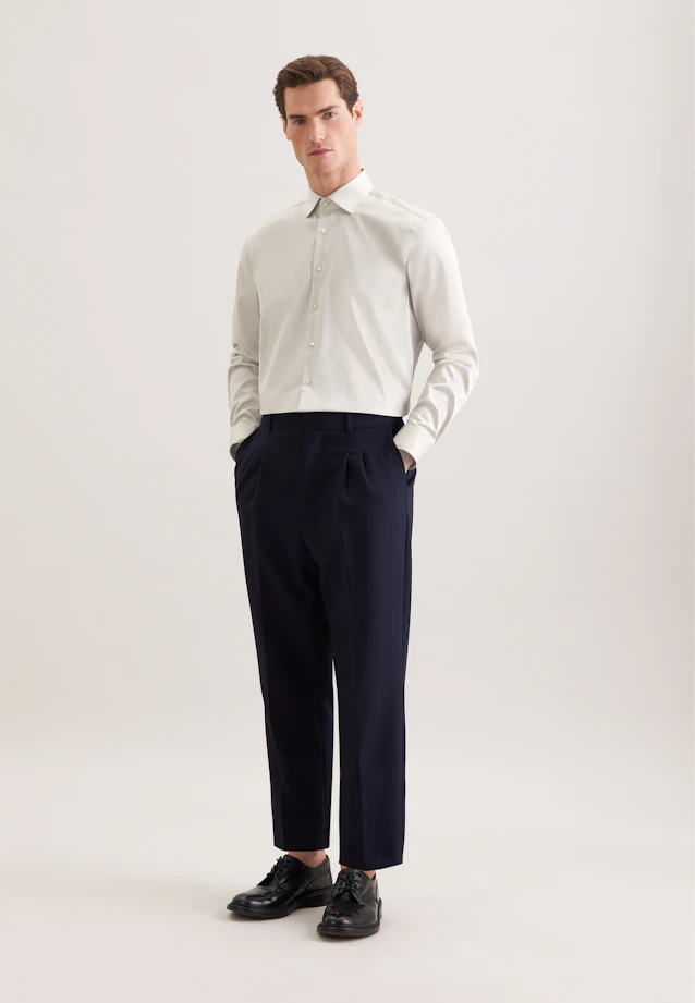 Regular Business shirt Uni in Grey |  Seidensticker Onlineshop