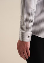 Regular Business Hemd Streifen in Grau |  Seidensticker Onlineshop