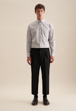 Regular Business Hemd Streifen in Grau |  Seidensticker Onlineshop