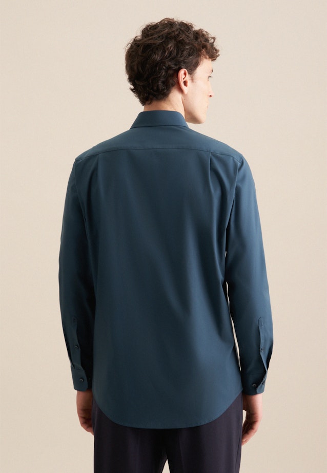 Regular Business shirt Uni in Turquoise |  Seidensticker Onlineshop