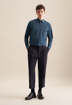 Regular Business shirt Uni in Turquoise |  Seidensticker Onlineshop