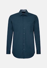 Regular Business shirt Uni in Turquoise |  Seidensticker Onlineshop