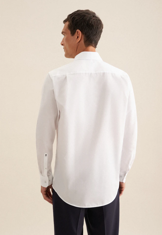 Regular Business shirt Uni in White | Seidensticker online shop