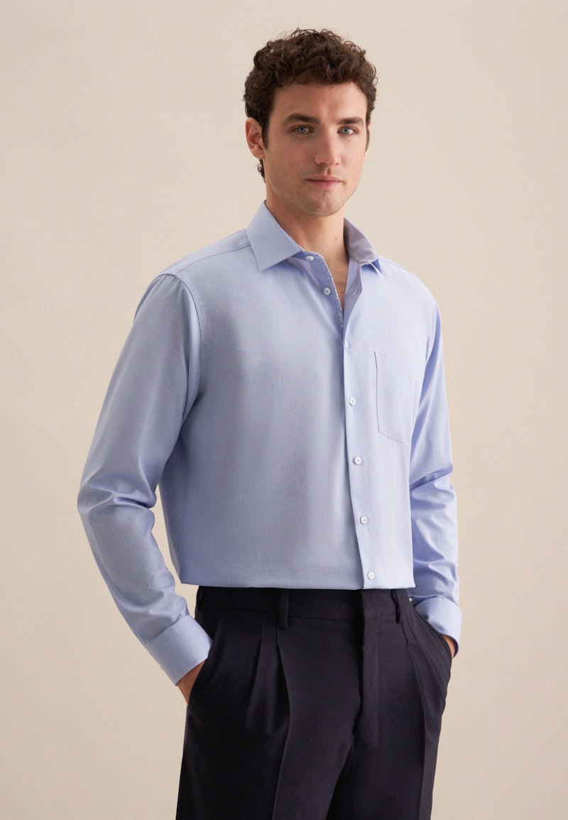 Chemise Business Regular Popeline Col Kent