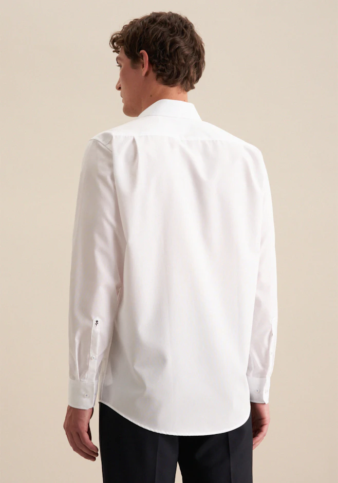 Regular Business Hemd Uni in Weiß | Seidensticker Onlineshop