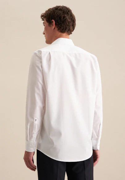 Regular Business Hemd Uni in Weiß |  Seidensticker Onlineshop