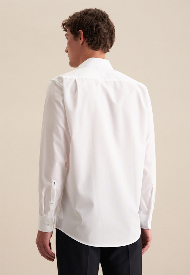 Regular Business shirt Uni in White |  Seidensticker Onlineshop