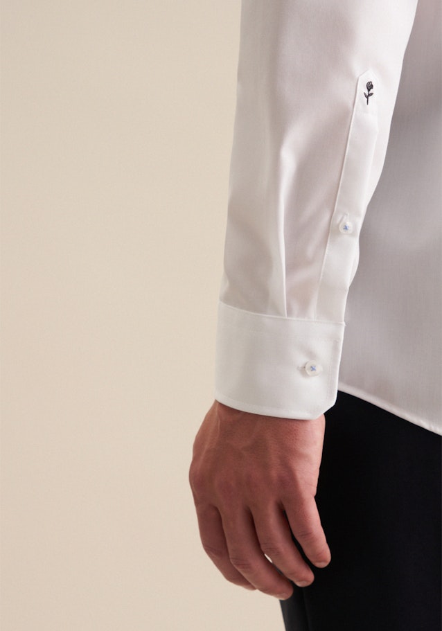 Regular Business Hemd Uni in Weiß | Seidensticker Onlineshop
