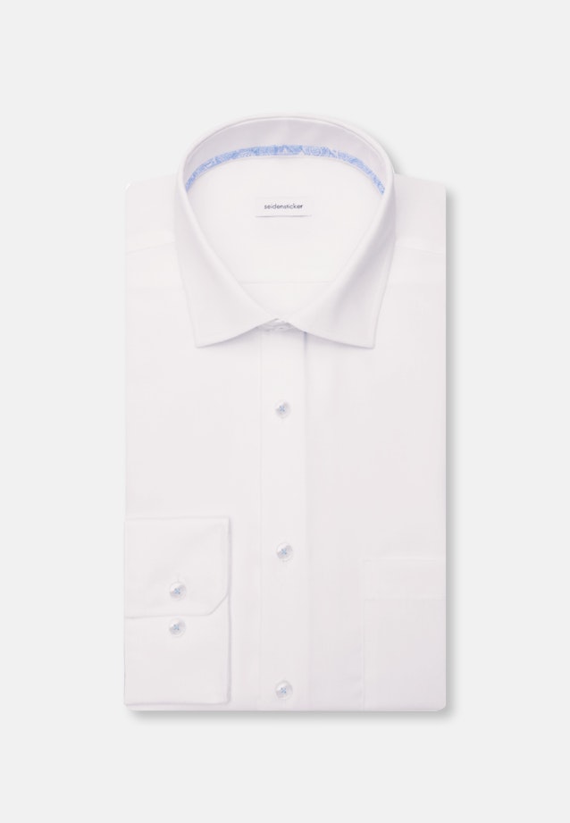 Regular Business Hemd Uni in Weiß |  Seidensticker Onlineshop
