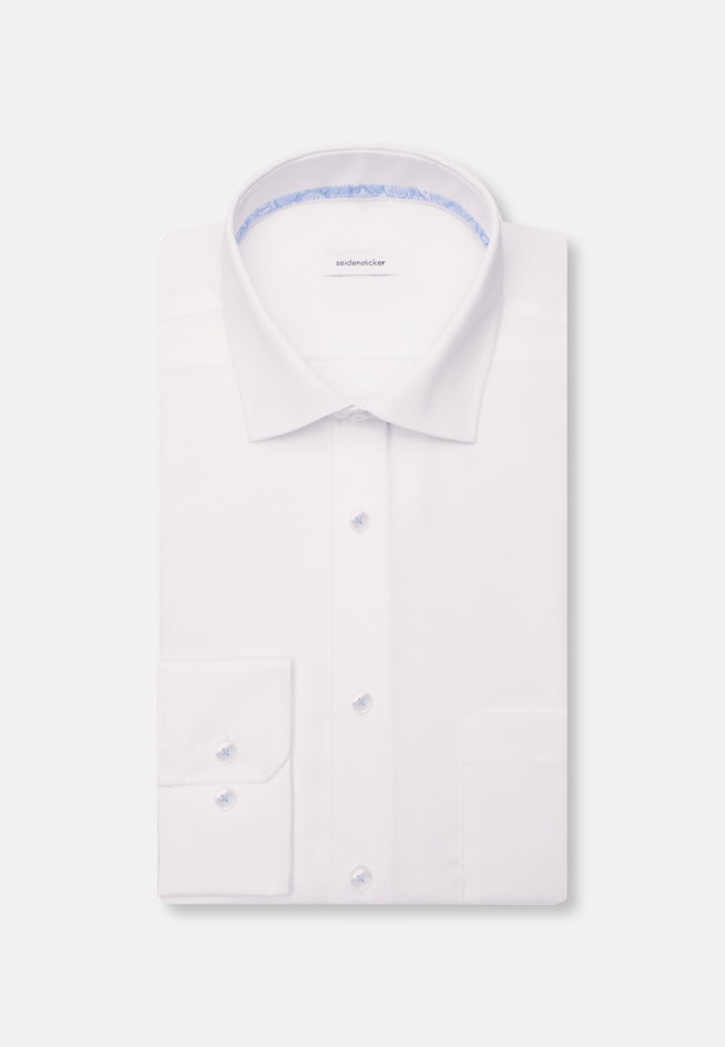 Regular Business Hemd Uni in Weiß | Seidensticker Onlineshop