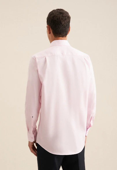 Regular Business Hemd Uni in Rosa/Pink |  Seidensticker Onlineshop