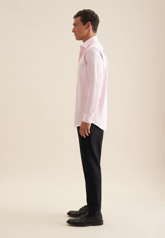 Regular Business Hemd Uni in Rosa/Pink |  Seidensticker Onlineshop