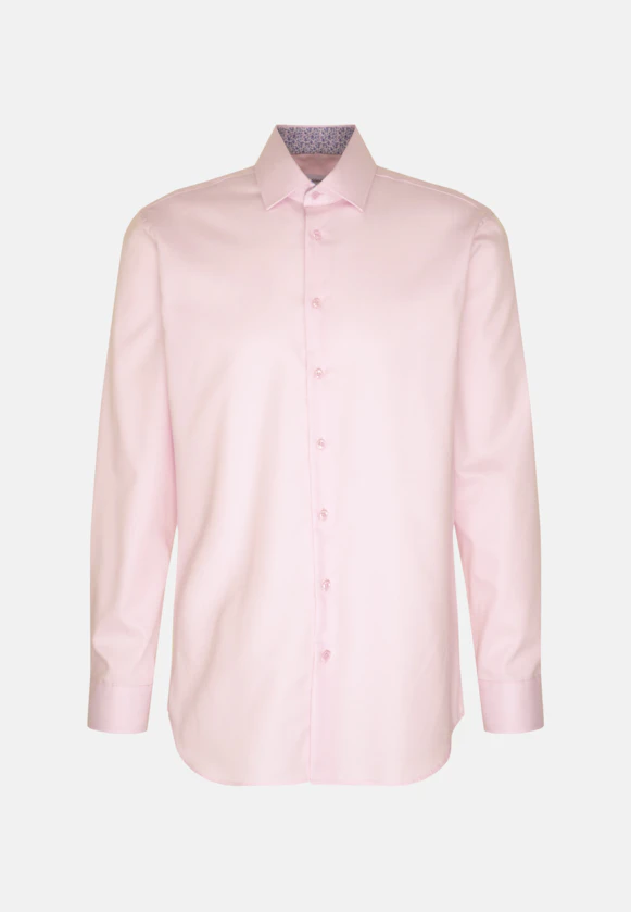 Regular Business Hemd Uni in Rosa/Pink |  Seidensticker Onlineshop