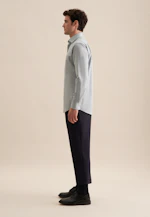 Regular Business shirt Structure in Green |  Seidensticker Onlineshop