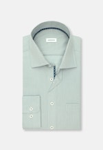 Regular Business shirt Structure in Green |  Seidensticker Onlineshop