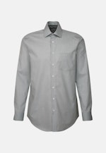 Regular Business shirt Structure in Green |  Seidensticker Onlineshop