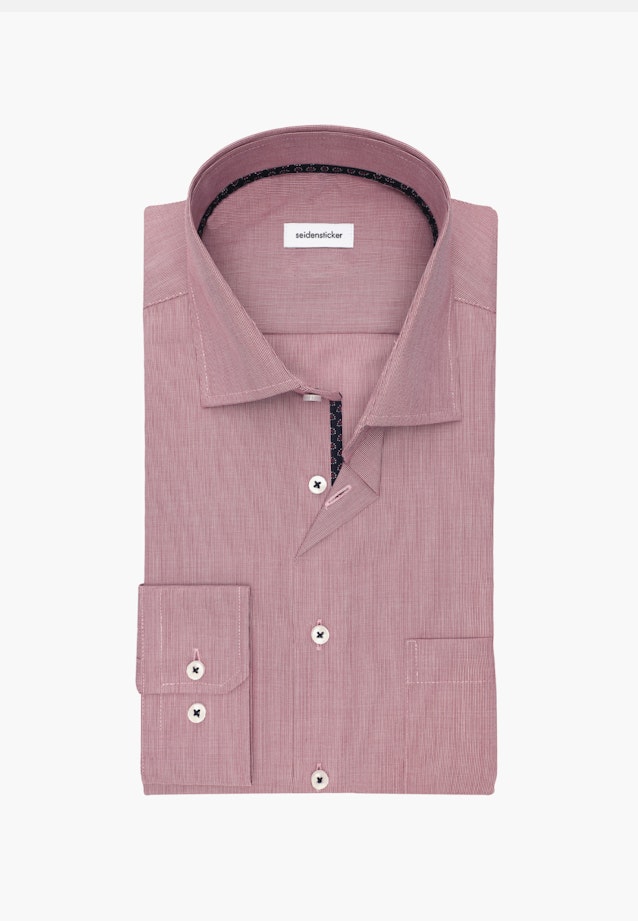 Chemise Business Regular Structuré Col Kent in Rose Fuchsia |  Seidensticker Onlineshop