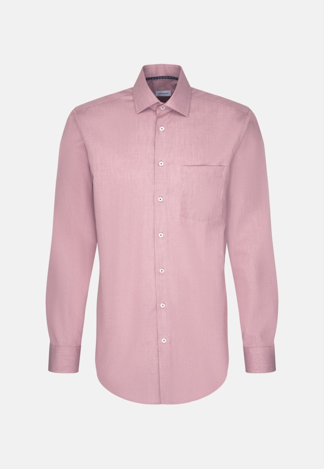 Chemise Business Regular Structuré Col Kent in Rose Fuchsia |  Seidensticker Onlineshop