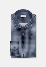 Slim Business shirt Print in Dark Blue |  Seidensticker Onlineshop