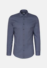 Slim Business shirt Print in Dark Blue |  Seidensticker Onlineshop