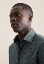Slim Business shirt Print in Green |  Seidensticker Onlineshop