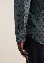 Business Shirt in Slim with Kent-Collar in Green |  Seidensticker Onlineshop