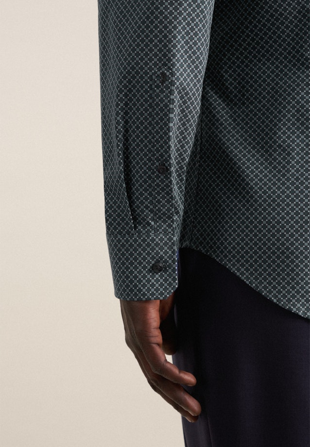 Slim Business shirt Print in Green |  Seidensticker Onlineshop