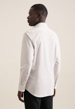 Slim Business Hemd Druck in Grau |  Seidensticker Onlineshop