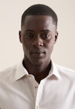 Slim Business Hemd Druck in Grau |  Seidensticker Onlineshop