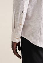 Slim Business Hemd Druck in Grau |  Seidensticker Onlineshop