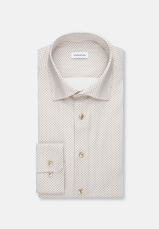 Slim Business Hemd Druck in Grau |  Seidensticker Onlineshop