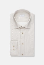 Slim Business Hemd Druck in Grau |  Seidensticker Onlineshop