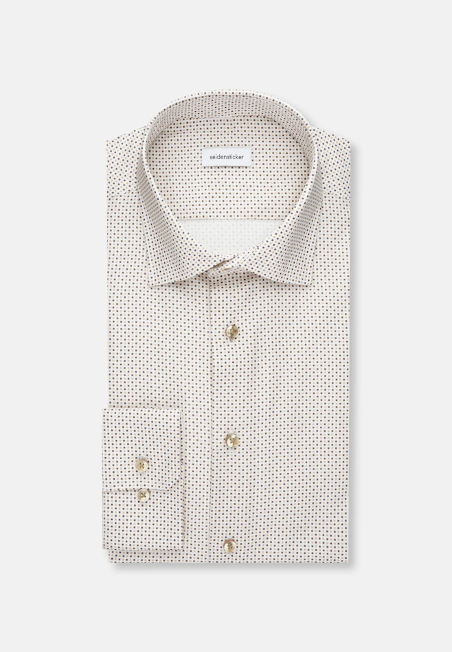 Slim Business Hemd Druck in Grau | Seidensticker Onlineshop