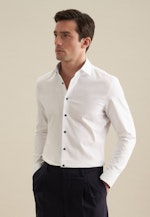 Slim Performance shirt Uni in White |  Seidensticker Onlineshop