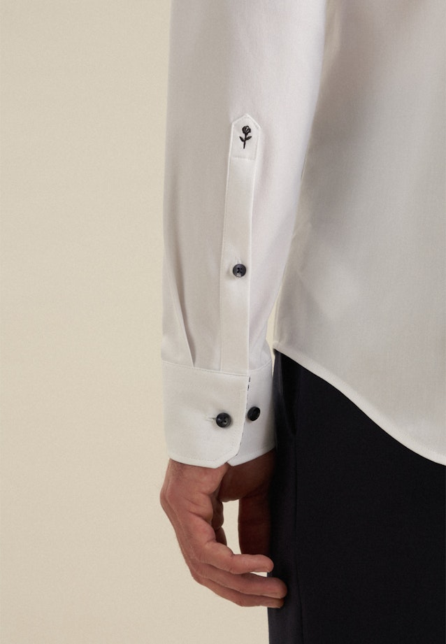 Slim Performance shirt Uni in White |  Seidensticker Onlineshop