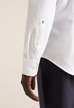 Non-iron Structure Business Shirt in Slim with Kent-Collar in White |  Seidensticker Onlineshop