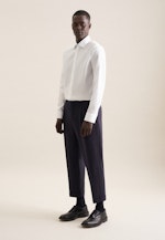 Non-iron Structure Business Shirt in Slim with Kent-Collar in White |  Seidensticker Onlineshop