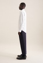 Non-iron Structure Business Shirt in Slim with Kent-Collar in White |  Seidensticker Onlineshop