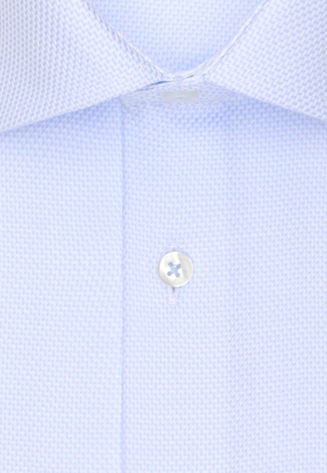 Slim Business shirt Small pattern in Light Blue |  Seidensticker Onlineshop