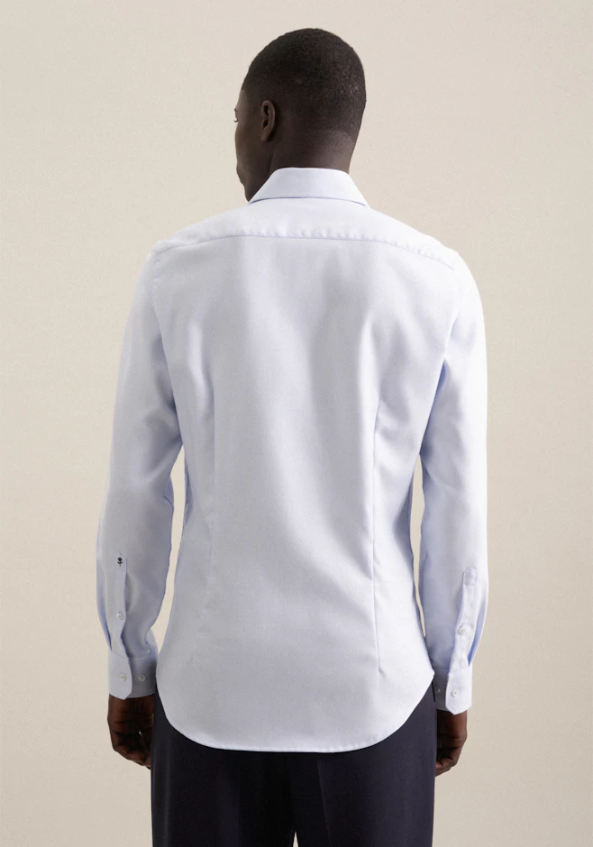 Slim Business Hemd Kleinmuster in Hellblau | Seidensticker Onlineshop