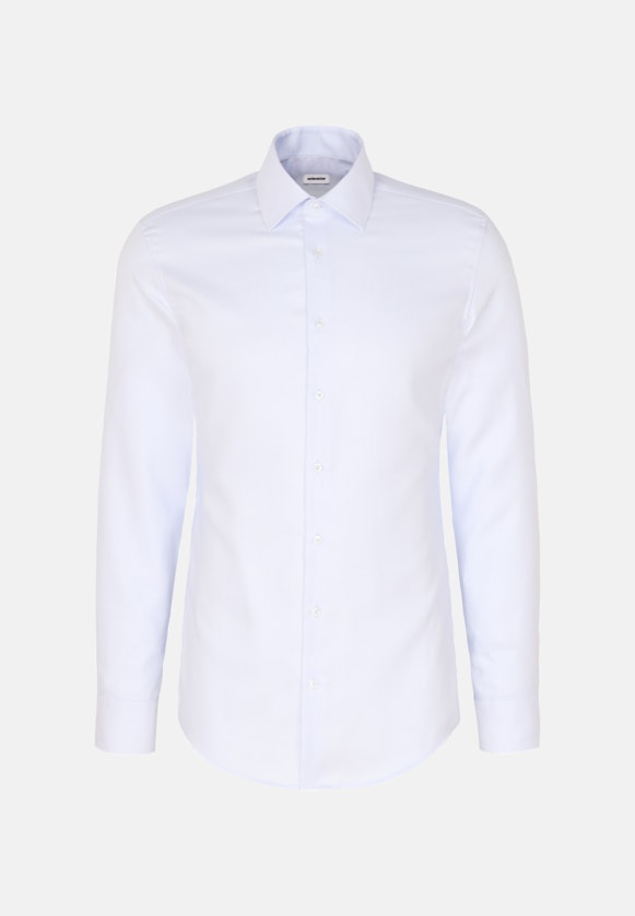 Slim Business shirt Small pattern in Light Blue |  Seidensticker Onlineshop