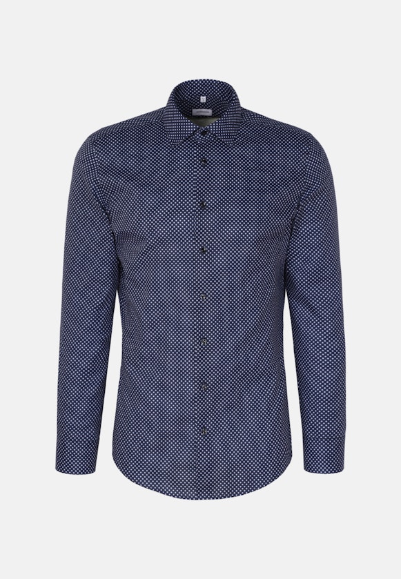 Chemise D'affaires Shaped Manche Longue New Kent in Bleu Foncé |  Seidensticker Onlineshop