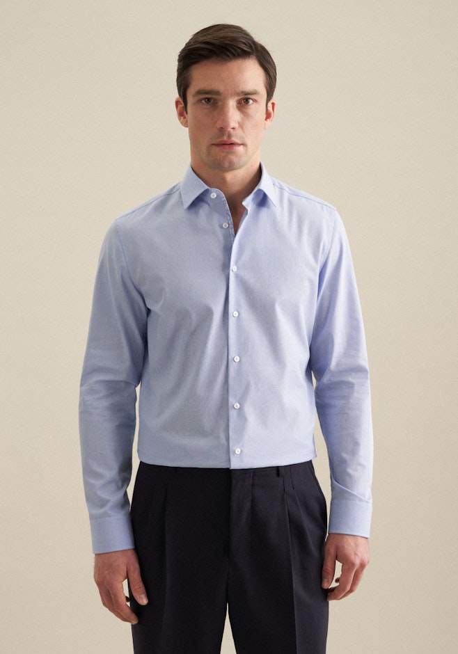 Shaped Business Hemd Uni in Hellblau | Seidensticker Onlineshop