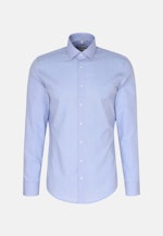 Non-iron Poplin Business Shirt in Shaped with Kent-Collar in Light Blue |  Seidensticker Onlineshop