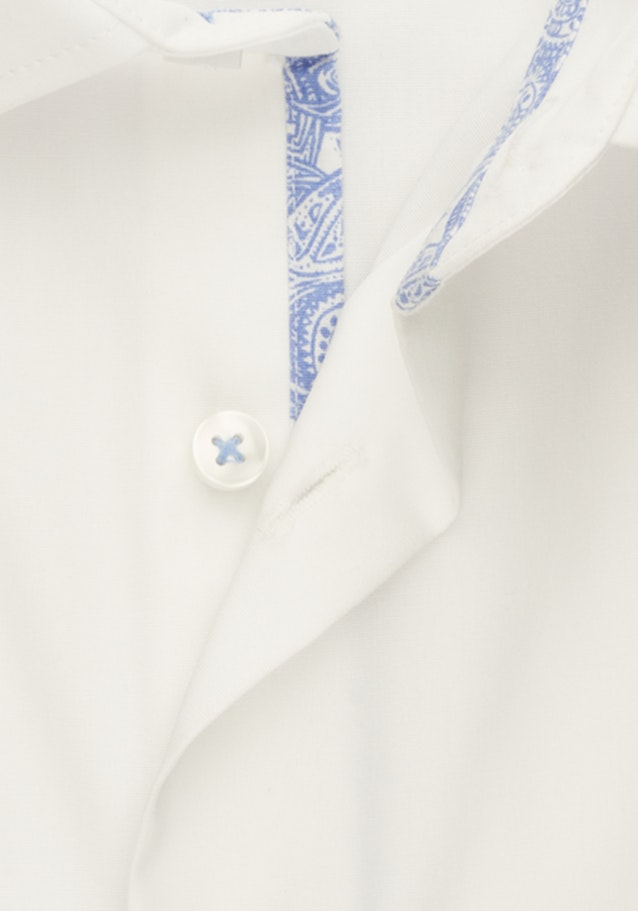 Non-iron Poplin Business Shirt in Shaped with Kent-Collar in White | Seidensticker Onlineshop