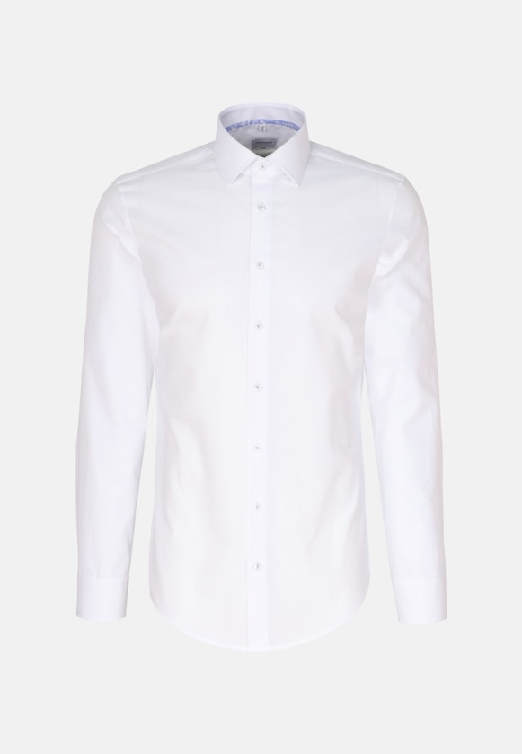 Chemise Business Shaped Popeline Col Kent in Blanc |  Seidensticker Onlineshop