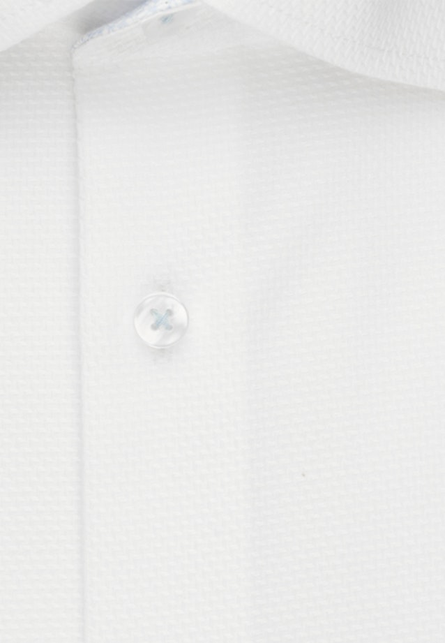 Shaped Business shirt Small pattern in White |  Seidensticker Onlineshop
