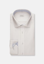 Shaped Business shirt Small pattern in White |  Seidensticker Onlineshop