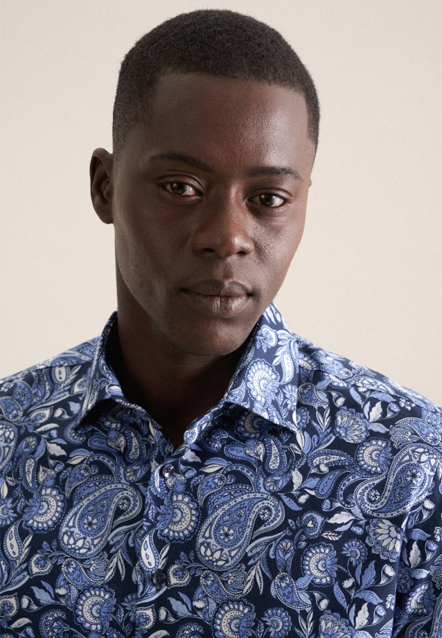 X-Slim Chemise d'affaires Imprimé in Bleu Clair |  Seidensticker Onlineshop